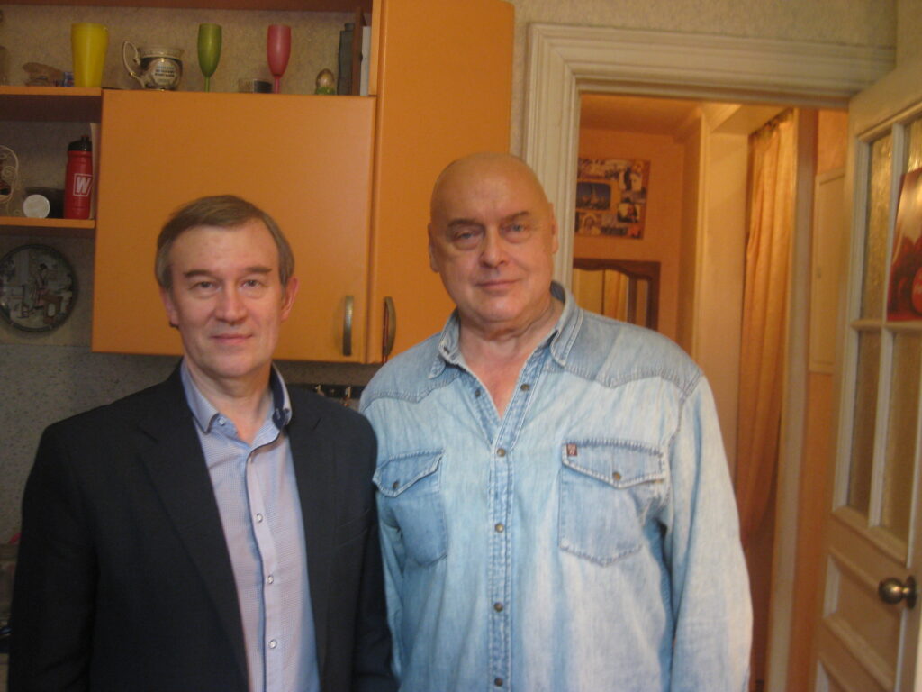 Председатель «Народного Собора» Олег Кассин и Заслуженный артист России Дмитрий Золотухин