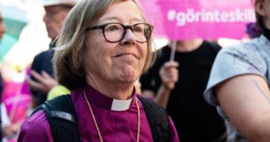 Епископ-лесбиянка в лютеранской “церкви” Швеции хочет убрать из храмов кресты, чтобы не “обидеть мусульман”